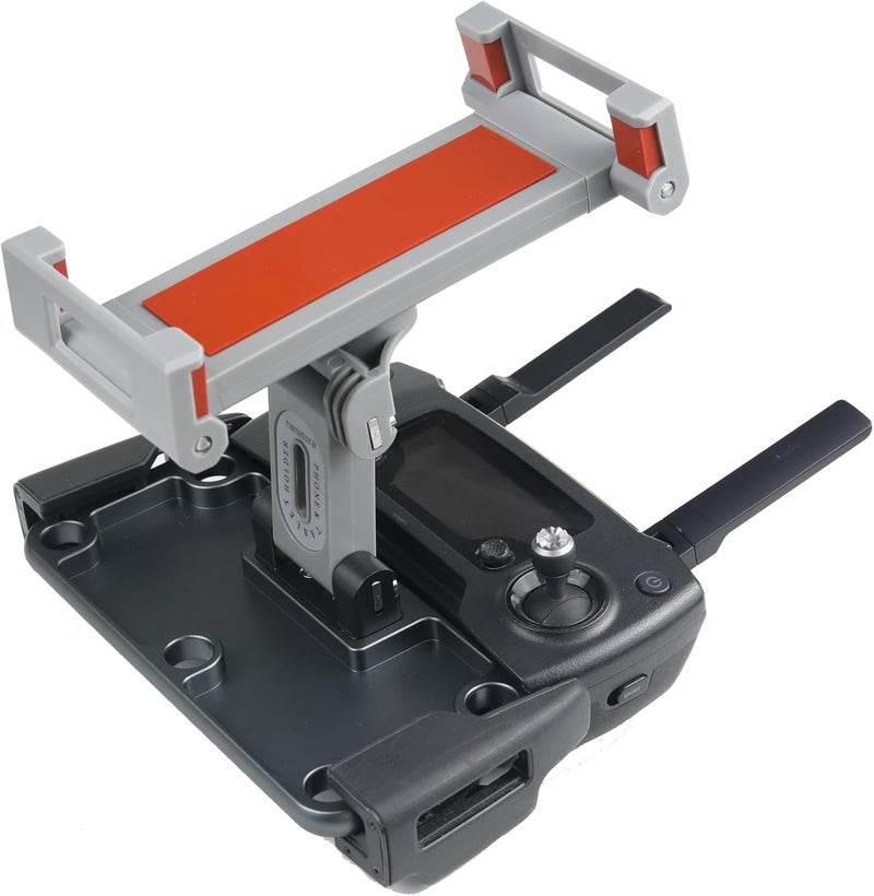 Hanatora حامل لوحي بحجم 4.7-12.9 بوصة لجهاز DJI Mavic Mini وMini SE وMavic 2 Pro/Zoom وSpark وMavic Air/Pro Platinum لجهاز التحكم عن بعد، ملحقات هاتف من الألمنيوم - Image 1
